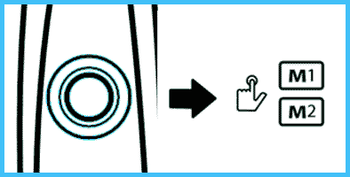 2 preset programs optimized for quiet and noisy situations Push button switch for 2 preset programs - quiet and noisy environments